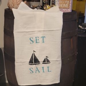 Set Sail Nautical Bath Towel
